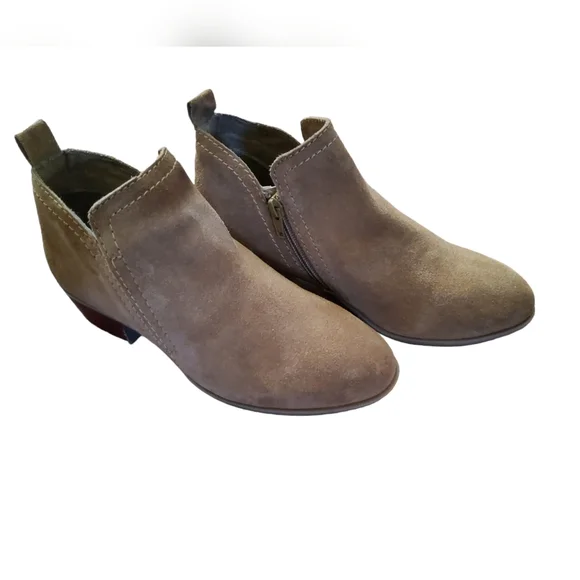 Diba Shoes Diba Suede Leather Ankle Boots Booties Size 75
